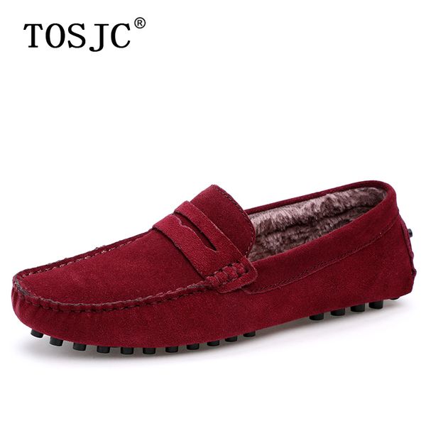 tosjc new winter man penny loafers slip-on short plush boat shoes suede breathable man flats moccasins lighweight driving shoes, Black
tosjc new winter man penny loafers slip-on short plush boat shoes suede breathable man flats moccasins lighweight driving shoes, Black