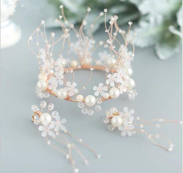 bride super fairy crown white flowers pearl princess round crown aesthetic fashion wedding dress head ornament, Silver
bride super fairy crown white flowers pearl princess round crown aesthetic fashion wedding dress head ornament, Silver