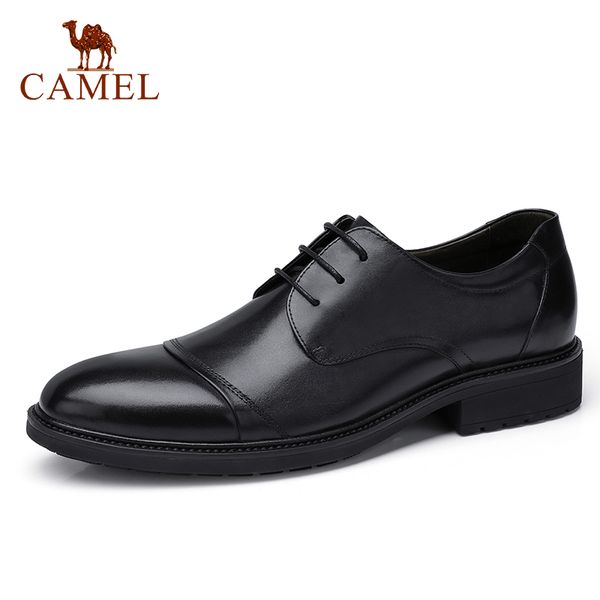 camel men's business dress shoes british trend retro genuine leather oxford man elegant soft cowhide light non-slip men shoes, Black
camel men's business dress shoes british trend retro genuine leather oxford man elegant soft cowhide light non-slip men shoes, Black