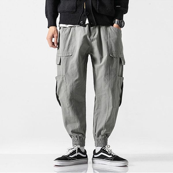 men multi-pocket loose casual harem trouser joggers sweatpants male vintage streetwear hip hop cargo pants, Black
men multi-pocket loose casual harem trouser joggers sweatpants male vintage streetwear hip hop cargo pants, Black