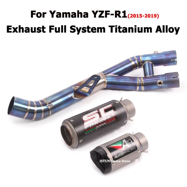 slip on for yamaha r1 yzf-r1 mt10 2015 2016 2017 2018 2019 motorcycle exhaust full system escape modified muffler with link pipe
slip on for yamaha r1 yzf-r1 mt10 2015 2016 2017 2018 2019 motorcycle exhaust full system escape modified muffler with link pipe