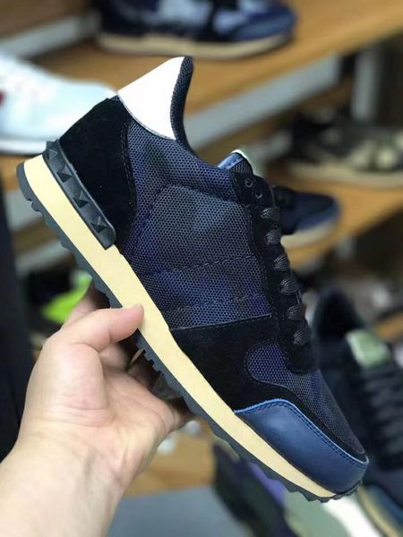 mens designer shoes real leather luxury camouflage brand shoes sneaker fashion rubber stud colorful casual shoes, Black
mens designer shoes real leather luxury camouflage brand shoes sneaker fashion rubber stud colorful casual shoes, Black