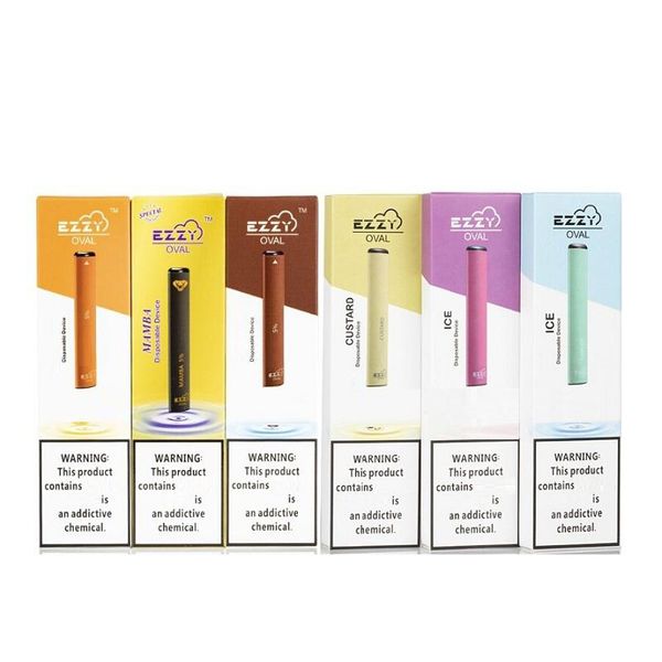 Ezzy OVAL одноразовое устройство Одноразовые Vape Pen 280mAh аккумуляторная батарея 1,3 мл картриджи Пустой Бар 300 пуфы Starter Kit PK Ezzy
Ezzy OVAL одноразовое устройство Одноразовые Vape Pen 280mAh аккумуляторная батарея 1,3 мл картриджи Пустой Бар 300 пуфы Starter Kit PK Ezzy