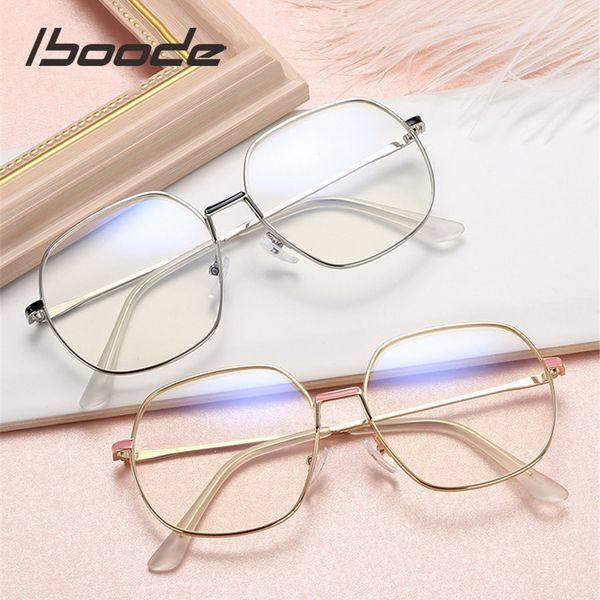 iboode retro irregular myopia glasses frame women men vintage fashion spectacles simple black gold silver metal frame eyeglasses, White;black
iboode retro irregular myopia glasses frame women men vintage fashion spectacles simple black gold silver metal frame eyeglasses, White;black