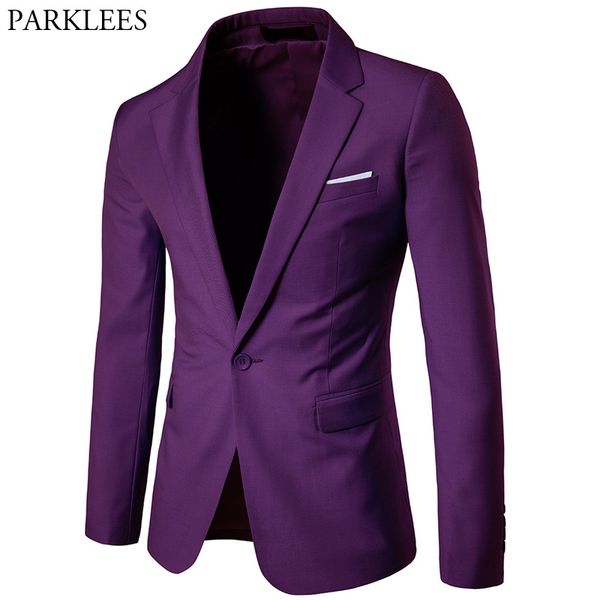 men's suits & blazers purple single breasted one button suit blazer jacket 2021 spring wedding business and jackets terno masculino, White;black
men's suits & blazers purple single breasted one button suit blazer jacket 2021 spring wedding business and jackets terno masculino, White;black