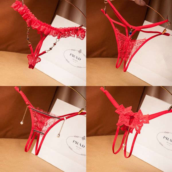 4pcs/set panties women thongs and g strings lace transparent briefs open crotch panties for lingerie erotic underwear, Black;pink
4pcs/set panties women thongs and g strings lace transparent briefs open crotch panties for lingerie erotic underwear, Black;pink