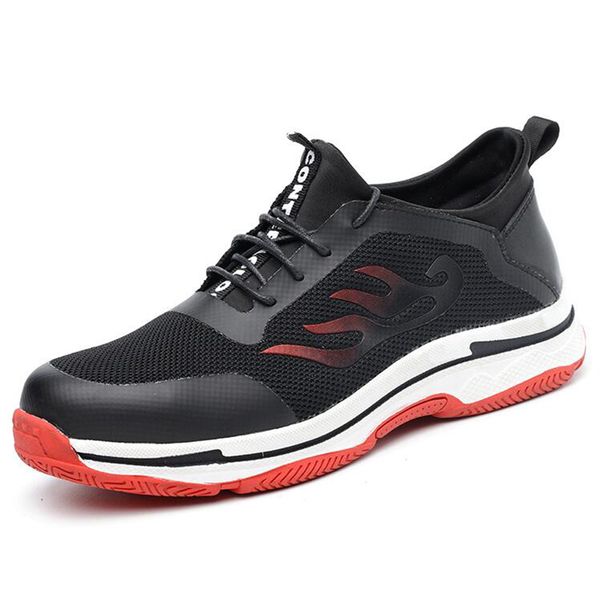 big size mens leisure comfortable steel toe cap working safety shoes outdoor building site worker tooling security boots protect, Black
big size mens leisure comfortable steel toe cap working safety shoes outdoor building site worker tooling security boots protect, Black