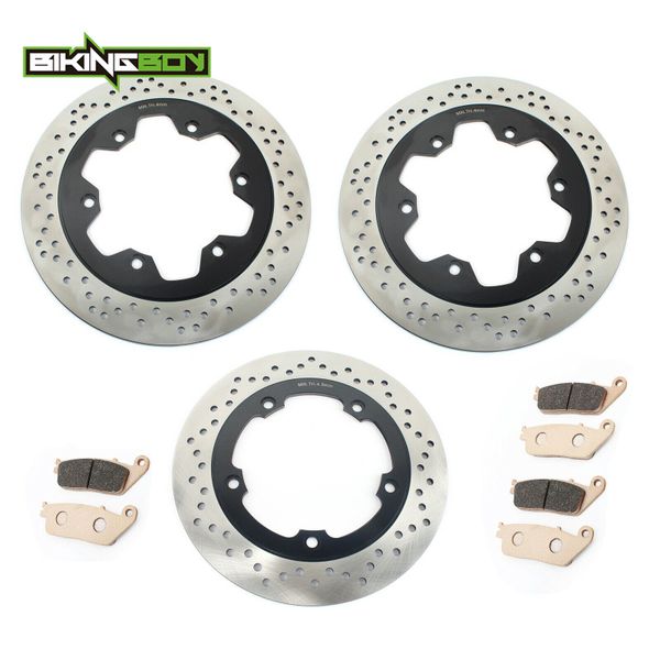 bikingboy for thunderbird sport 885 98 99 00 01 02 03 tiger 955i 2001-2004 front rear brake discs disks rotors pads set
bikingboy for thunderbird sport 885 98 99 00 01 02 03 tiger 955i 2001-2004 front rear brake discs disks rotors pads set