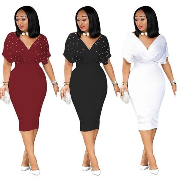 womens designer dress fashion solid color deep v neck dress casual summer mid sleeve dresses with zipper, Black;gray
womens designer dress fashion solid color deep v neck dress casual summer mid sleeve dresses with zipper, Black;gray