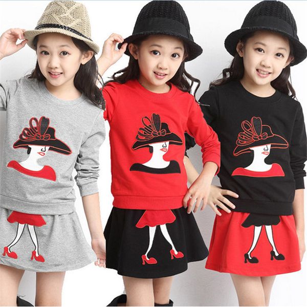 Autumn Girls Sets Vetement Enfant Children Clothing Suit good quality Tracksuit Baby T Shirt Skirt Set Infantil Kids Clothes
Autumn Girls Sets Vetement Enfant Children Clothing Suit good quality Tracksuit Baby T Shirt Skirt Set Infantil Kids Clothes