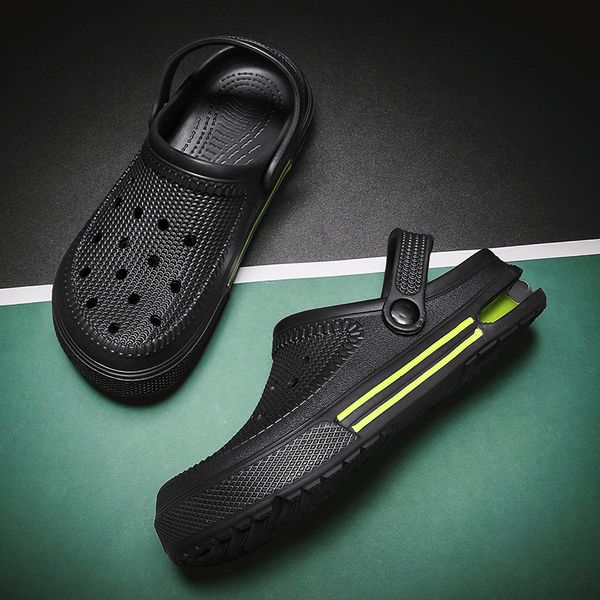 men sandals summer shoes breathable casual outdoor non-slip beach slipper fashion light trend light walking crocse men sandals, Black
men sandals summer shoes breathable casual outdoor non-slip beach slipper fashion light trend light walking crocse men sandals, Black