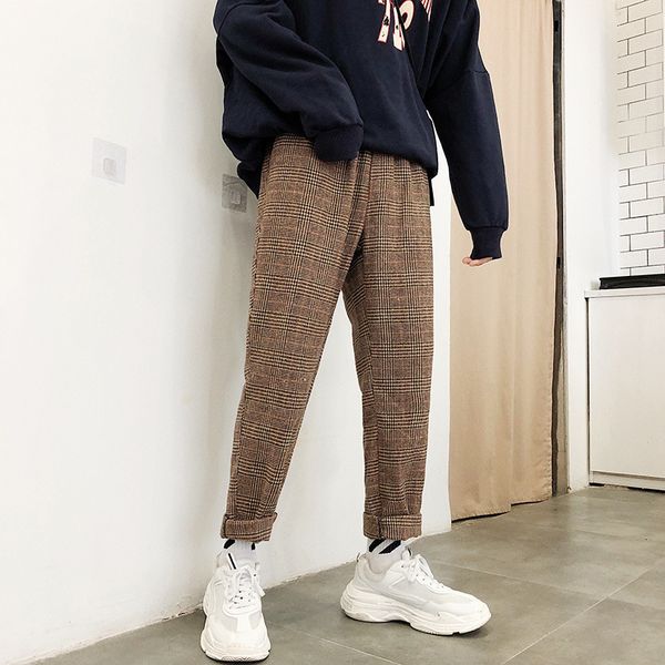 pants men sweatpants spring 2019 new harem pants plaid casual streetwear pantalon homme trousers men korean loose fashion pants y19073001, Black
pants men sweatpants spring 2019 new harem pants plaid casual streetwear pantalon homme trousers men korean loose fashion pants y19073001, Black
