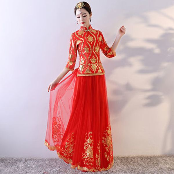 plus size 3xl red chinese wedding dress female cheongsam chinese traditional dress women qipao for wedding party
plus size 3xl red chinese wedding dress female cheongsam chinese traditional dress women qipao for wedding party