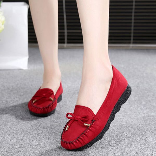 women autumn flats ladies slip on bowtie women's soft bottom non slip woman casual comfortable mother classic female shoes, Black
women autumn flats ladies slip on bowtie women's soft bottom non slip woman casual comfortable mother classic female shoes, Black