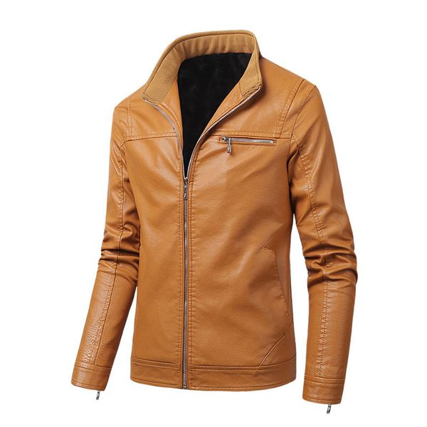 men's jackets faux leather with fur men autumn winter pure color plus size imitation loose jacket coats 2021, Black;brown
men's jackets faux leather with fur men autumn winter pure color plus size imitation loose jacket coats 2021, Black;brown