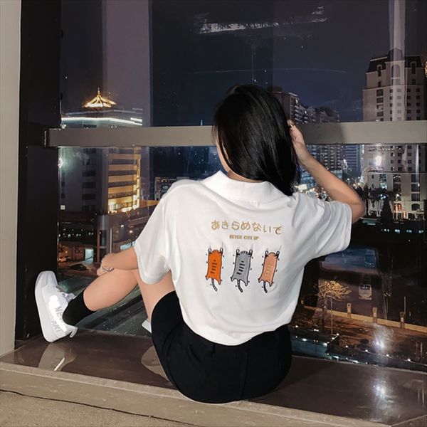 2020 short-sleeved loose personality embroidery cartoon t-shirt slim fashion women's 2020 short-sleeved women's loose personality, White
2020 short-sleeved loose personality embroidery cartoon t-shirt slim fashion women's 2020 short-sleeved women's loose personality, White