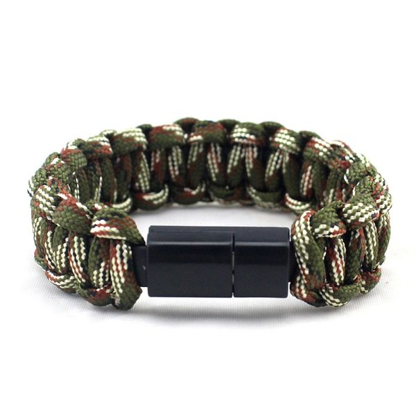 outdoor survival tools paracord nylon bracelet wristband paracord usb cable bracelet for phone accessories
outdoor survival tools paracord nylon bracelet wristband paracord usb cable bracelet for phone accessories