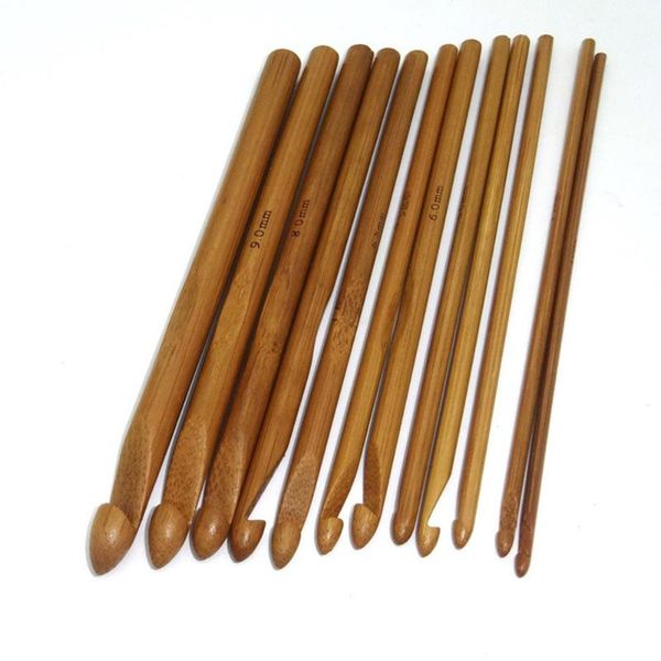 12pcs/set bamboo crochet hook weave yarn craft knitting needles for hat scarve art craft sewing accessories, Black
12pcs/set bamboo crochet hook weave yarn craft knitting needles for hat scarve art craft sewing accessories, Black
