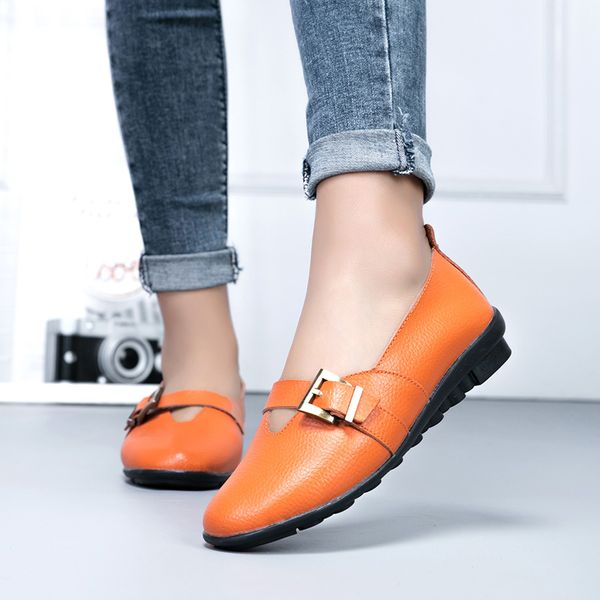 woman moccasins ladies shallow mom shoes female casual buckle flats 2020 women's metal comfortable footwear plus szie, Black
woman moccasins ladies shallow mom shoes female casual buckle flats 2020 women's metal comfortable footwear plus szie, Black