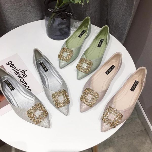 rhinestone flowers metal square buckle flats loafers shoes women slip on pointed toe moccasins sequined fabric shallow ballerina, Black
rhinestone flowers metal square buckle flats loafers shoes women slip on pointed toe moccasins sequined fabric shallow ballerina, Black