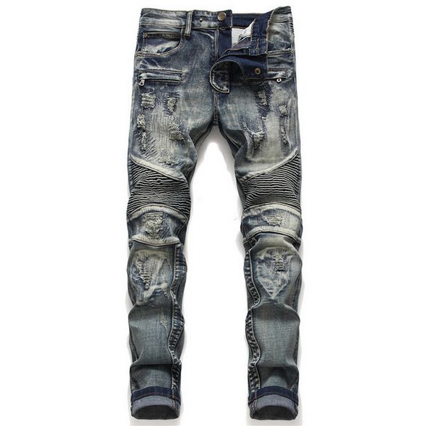 denim designer for men's bike moto jeans stretch straight oversize 28-38 40 42 2020 spring sutumn winter hip hop punk streetwear, Blue
denim designer for men's bike moto jeans stretch straight oversize 28-38 40 42 2020 spring sutumn winter hip hop punk streetwear, Blue