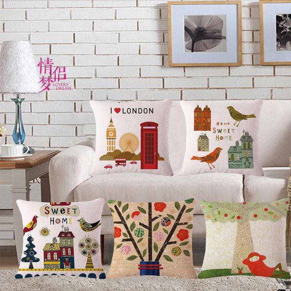 small fresh cartoon london cotton flax pillow back cushion cushion loose coat can customized
small fresh cartoon london cotton flax pillow back cushion cushion loose coat can customized