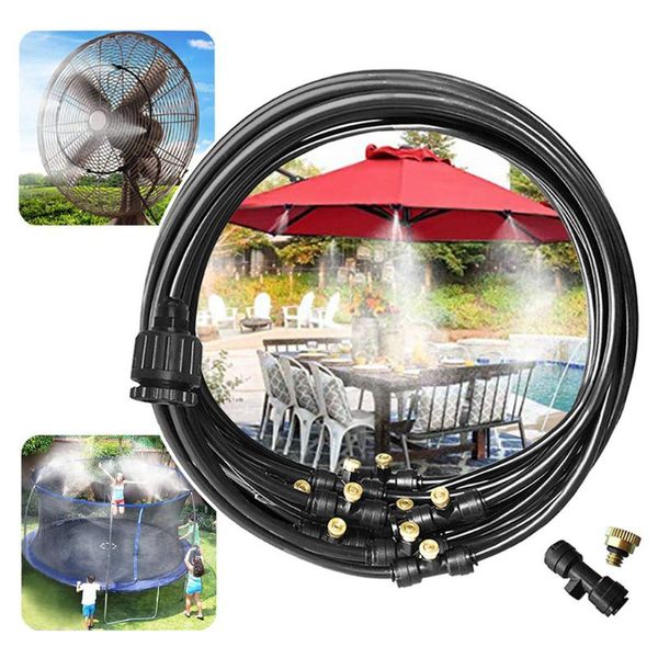 outdoor misting cooling system kit for greenhouse garden patio waterring irrigation mister line 10m system j29
outdoor misting cooling system kit for greenhouse garden patio waterring irrigation mister line 10m system j29