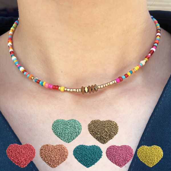 2019 new choker multi-color gold stone necklace collar chain 8 colors glass summer necklace jewelry for women, Golden;silver
2019 new choker multi-color gold stone necklace collar chain 8 colors glass summer necklace jewelry for women, Golden;silver
