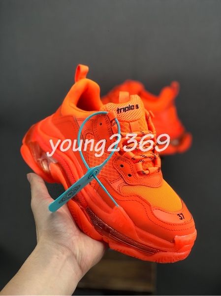 19ss triple s clear sole green red yellow sneakers tripler paris mens designer shoes triple-s dad shoes for women luxury sports size 36-45, Black
19ss triple s clear sole green red yellow sneakers tripler paris mens designer shoes triple-s dad shoes for women luxury sports size 36-45, Black