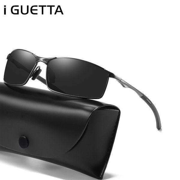 iguetta square sunglasses men pchromic metal polarized fashion men 2019 sun glasses for night driving hd lens uv400 gh-067, White;black
iguetta square sunglasses men pchromic metal polarized fashion men 2019 sun glasses for night driving hd lens uv400 gh-067, White;black