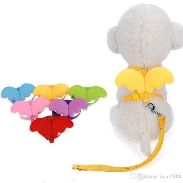 новые 1 pc cute angel pet dog поводки и ошейники набор щенок ведет для маленьких собак кошки конструктор регулируемая собака harness pet при
новые 1 pc cute angel pet dog поводки и ошейники набор щенок ведет для маленьких собак кошки конструктор регулируемая собака harness pet при