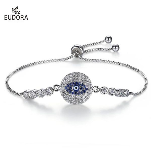 eudora blue evil eye eye of god charm bracelets for women man clear crystal cz chain adjustable bracelets party jewelry with box, Golden;silver
eudora blue evil eye eye of god charm bracelets for women man clear crystal cz chain adjustable bracelets party jewelry with box, Golden;silver