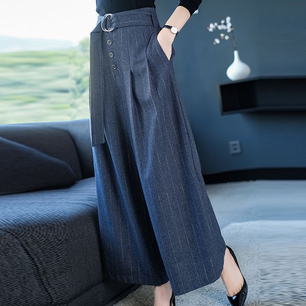 2xl brand wool blend nine trousers 2019 spring fall women's trousers new commuter pure color pant loose wide leg pants female, Black;white
2xl brand wool blend nine trousers 2019 spring fall women's trousers new commuter pure color pant loose wide leg pants female, Black;white