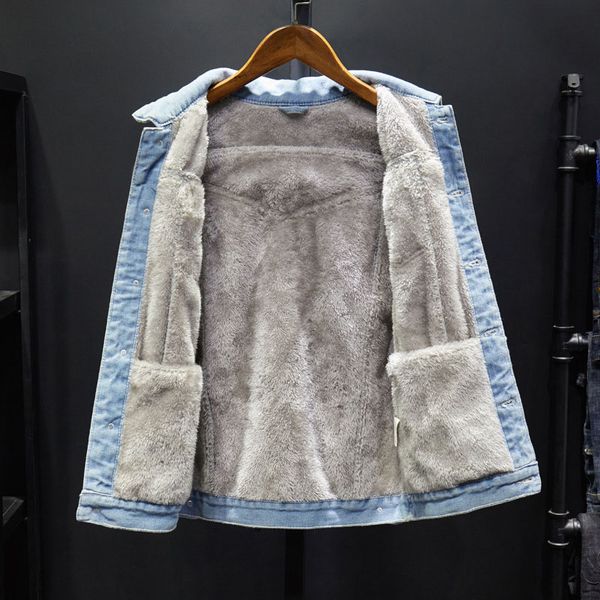 luxury mens designer denim jacket leisure trend locomotive windproof clothes winter fashion jacket thicken wild sports wool coat, Black;brown
luxury mens designer denim jacket leisure trend locomotive windproof clothes winter fashion jacket thicken wild sports wool coat, Black;brown