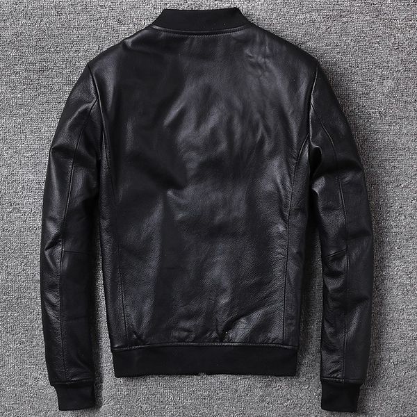 black cowhide genuine leather jacket mens stand collar plus size 5xl real leather bomber jackets male autumn pilot coat
black cowhide genuine leather jacket mens stand collar plus size 5xl real leather bomber jackets male autumn pilot coat