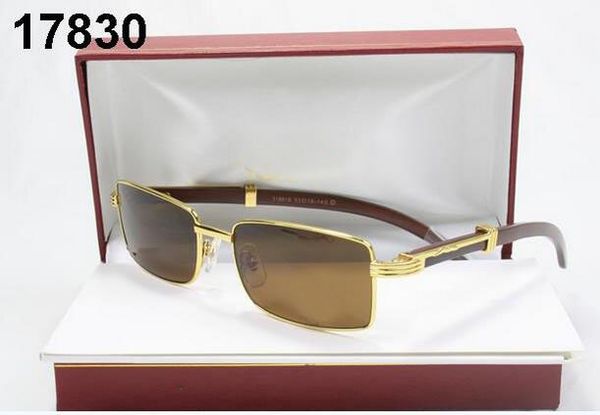 square glasses buffalo horn plastic glass wooden leg sunglasses designer gold wooden bamboo rimless frame glasses with box, White;black
square glasses buffalo horn plastic glass wooden leg sunglasses designer gold wooden bamboo rimless frame glasses with box, White;black