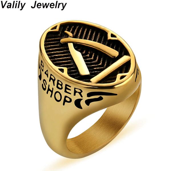 valily barber shop decor ring for men gold barber knife ring stainless steel punk finger ring band personality jewelry anillo, Silver
valily barber shop decor ring for men gold barber knife ring stainless steel punk finger ring band personality jewelry anillo, Silver