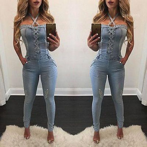 2017 new fashion summer bandage women fashion denim jeans bib pants overalls straps jumpsuit rompers trousers1, Blue
2017 new fashion summer bandage women fashion denim jeans bib pants overalls straps jumpsuit rompers trousers1, Blue