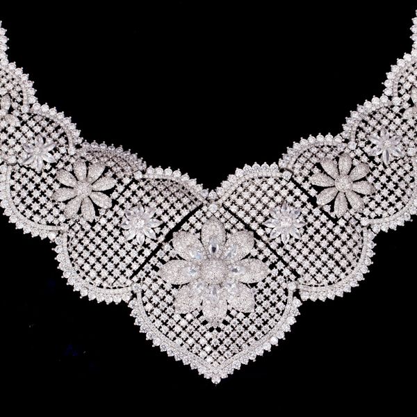 bride talk 4pcs luxury jewelry sets women wedding bride zirconia material necklace, Silver
bride talk 4pcs luxury jewelry sets women wedding bride zirconia material necklace, Silver