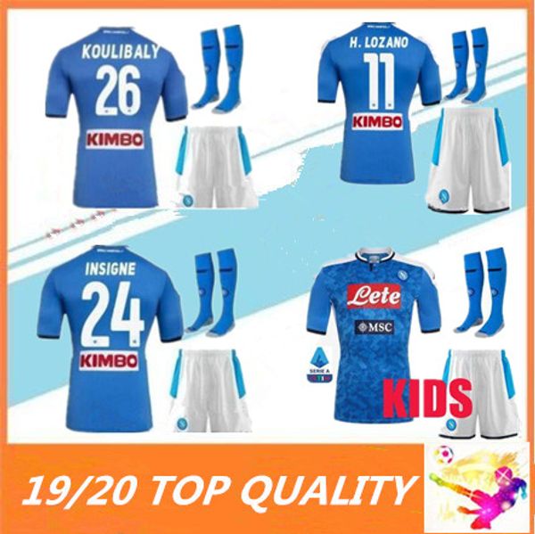 KIDS 2019 2020 Naples soccer jerseys Maglietta da calciatore 19 20 Napoli HAMSIK L.INSIGNE maillot de foot Shirt kits with socks
KIDS 2019 2020 Naples soccer jerseys Maglietta da calciatore 19 20 Napoli HAMSIK L.INSIGNE maillot de foot Shirt kits with socks