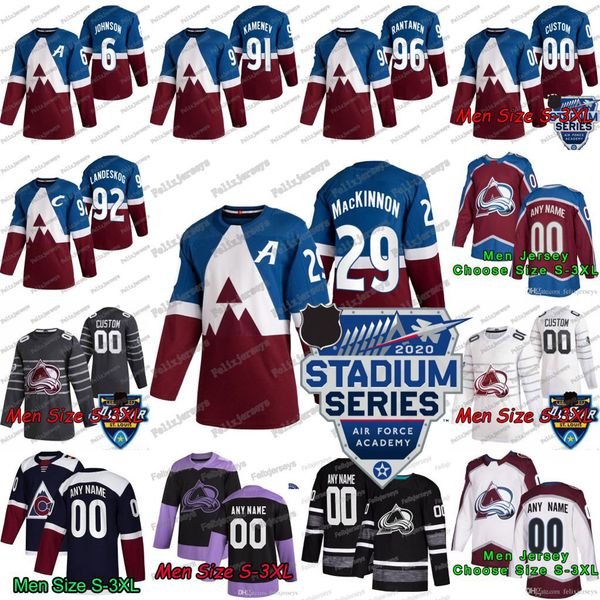 29 nathan mackinnon 2020 stadium series colorado avalanche mikko rantanen mark barberio matt calvert matt nieto nikita zadorov hockey jersey, Black;red
29 nathan mackinnon 2020 stadium series colorado avalanche mikko rantanen mark barberio matt calvert matt nieto nikita zadorov hockey jersey, Black;red