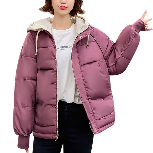 chamsgend winter coat women plus size warm hoodie coats women duck down jacket slim long sleeve coats, Black
chamsgend winter coat women plus size warm hoodie coats women duck down jacket slim long sleeve coats, Black