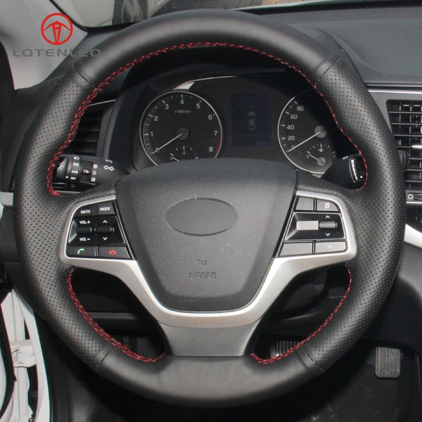 lqtenleo black artificial leather hand-stitched car steering cover for elantra 4 2016 2017
lqtenleo black artificial leather hand-stitched car steering cover for elantra 4 2016 2017
