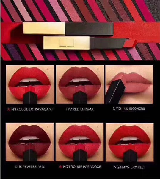 famous brand the slim rouge leather matte lipstick colors number n1 n9 n12 n18 n21 n23 n5
famous brand the slim rouge leather matte lipstick colors number n1 n9 n12 n18 n21 n23 n5