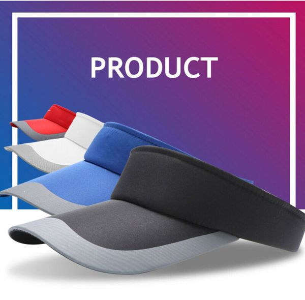 sun visor sports tennis golf cap headband mens womens summer plain hats outdoor, Blue;gray
sun visor sports tennis golf cap headband mens womens summer plain hats outdoor, Blue;gray
