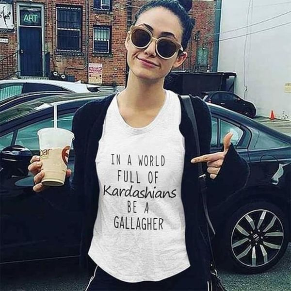 women's t-shirt inspired women in a world full of kardashians be gallagher quotes printed tee summer casual white
women's t-shirt inspired women in a world full of kardashians be gallagher quotes printed tee summer casual white