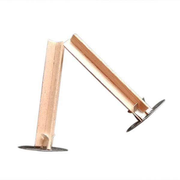 10pcs diy handmade natural wood core candle wick with sustainer tab candle wick core for candle making supply soy parffin wax
10pcs diy handmade natural wood core candle wick with sustainer tab candle wick core for candle making supply soy parffin wax