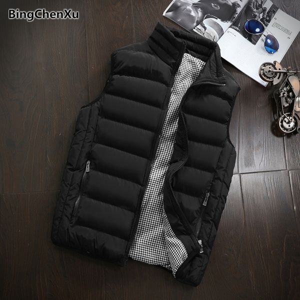 winter cotton-padded men's vest warm windbreak outwear thicken waistcoat sleeveless motorcycle jacket mens outdoors vests 1396, Black;white
winter cotton-padded men's vest warm windbreak outwear thicken waistcoat sleeveless motorcycle jacket mens outdoors vests 1396, Black;white