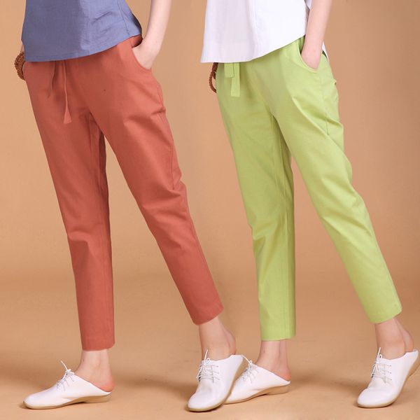 plus size -7xl women nine points pants tide feet 2018 spring the new casual bundling wide waist belt pure color pencil pants, Black;white
plus size -7xl women nine points pants tide feet 2018 spring the new casual bundling wide waist belt pure color pencil pants, Black;white
