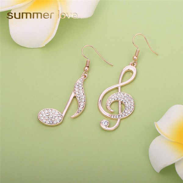 new shining czech rhinestone treble clef notes eighth note dangle earring for women alloy gold silver rose gold fishhook drop earring, Golden;silver
new shining czech rhinestone treble clef notes eighth note dangle earring for women alloy gold silver rose gold fishhook drop earring, Golden;silver